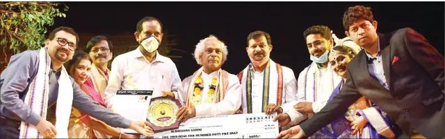 ଗୁରୁଶ୍ରୀ ସମ୍ମାନ ନୃତ୍ୟୋତ୍ସବ ଉଦ୍‌ଯାପିତ: ପଦ୍ମବିଭୂଷଣ ସୁଦର୍ଶନ ସାହୁଙ୍କୁ ଗୁରୁପୂଜା ସମ୍ମାନ