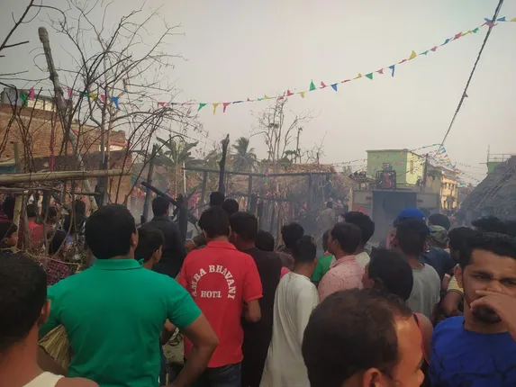 ଅଗ୍ନିକାଣ୍ଡରେ ଜଳିଗଲା ୫ ଗୁହାଳ ଓ ୨ ବଖରା ଘର