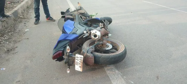 ବାଇକ୍‌ ଦୁର୍ଘଟଣାରେ ୨ ଯୁବକଙ୍କ ମୃତ୍ୟୁ