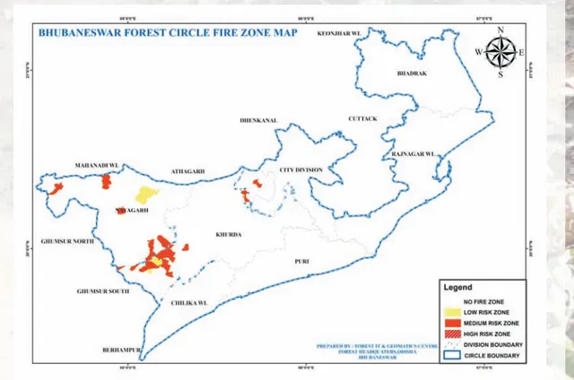 ଖୋର୍ଦ୍ଧା ଜଙ୍ଗଲକୁ ନିଆଁ ଭୟ: ୪ ବର୍ଷରେ ୪୮୦ ଜଙ୍ଗଲ ନିଆଁ ଘଟଣା