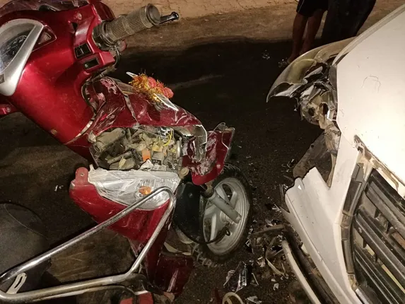 କାର ଧକ୍କାରେ ବାଇକ ଆରୋହୀ ଗୁରୁତର