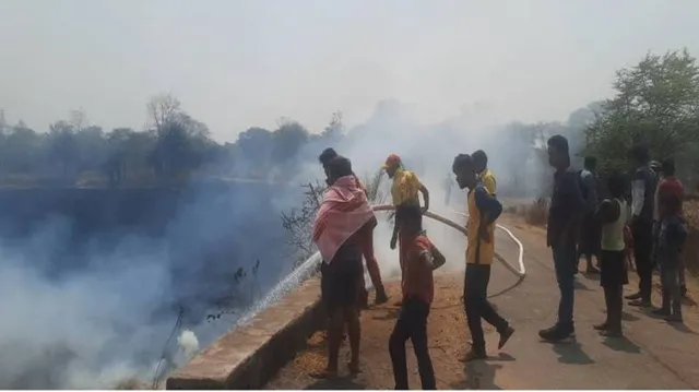 କ୍ଷେତର ନଡ଼ା ପୋଡ଼ିବାକୁ ଯାଇଥିଲେ, ଜିଅନ୍ତା‌ ଜଳିଗଲେ ଚାଷୀ