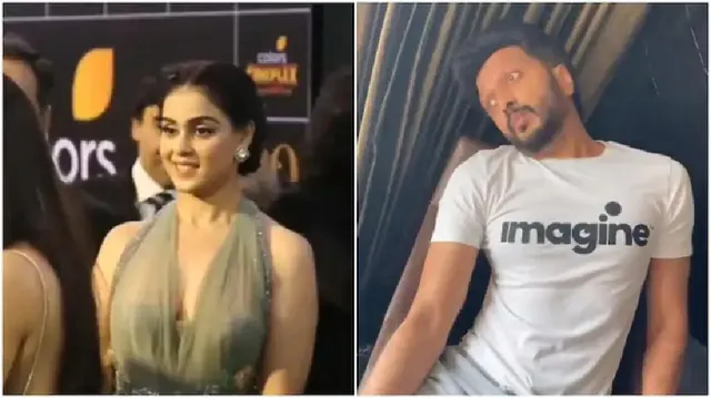 ପ୍ରୀତି ଜିଣ୍ଟାଙ୍କୁ ଚୁମ୍ବନ ଦେବାରୁ ସ୍ବାମୀ ରିତେଶଙ୍କୁ ଏପରି ମୁଥ ମାରିଲେ ଜେନେଲିଆ