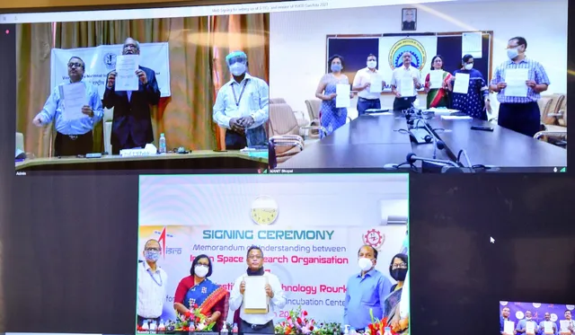 ଏନ୍‌ଆଇଟି-ଇସ୍ରୋ ଚୁକ୍ତିନାମା: ଏନ୍‌ଆଇଟିରେ ହେବ ସ୍ପେସ୍‌ ଟେକ୍ନୋଲୋଜି ଇନ୍‌କ୍ୟୁବେସନ ସେଣ୍ଟର୍