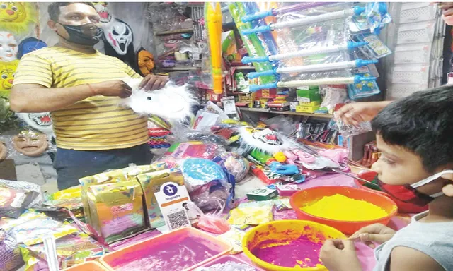 ଫିକା ପଡ଼ିବ ହୋଲି, ବଜାରରେ କାଁ ଭାଁ ରଙ୍ଗ ପସରା