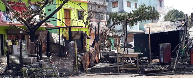 ନିଆଁ ଲାଗି ପୋଡିଗଲା ଦୁଇ ଦୋକାନ, ଲକ୍ଷାଧିକ ଟଙ୍କାର ସାମଗ୍ରୀ ନଷ୍ଟ