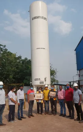 ଅକ୍ସିଜେନ୍‌ ରିଫିଲିଂ ପ୍ଲାଣ୍ଟର ଶୁଭାରମ୍ଭ