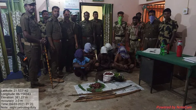 କୁଟୁରା ମାଂସ ସହ ୬ ଜଣ ଶିକାରୀ ଗିରଫ