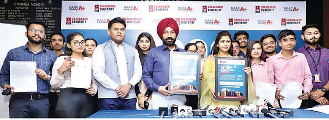 ଚଣ୍ଡିଗଡ଼ ବିଶ୍ବବିଦ୍ୟାଳୟର ୫୦୦୦ରୁ ଅଧିକ ଛାତ୍ରଛାତ୍ରୀଙ୍କୁ ନିଯୁକ୍ତି