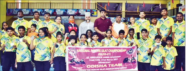 ଜାତୀୟ ପେନ୍‌ଚାକ ସିଲାଟ, ଓଡ଼ିଶାକୁ ୨୨ ପଦକ