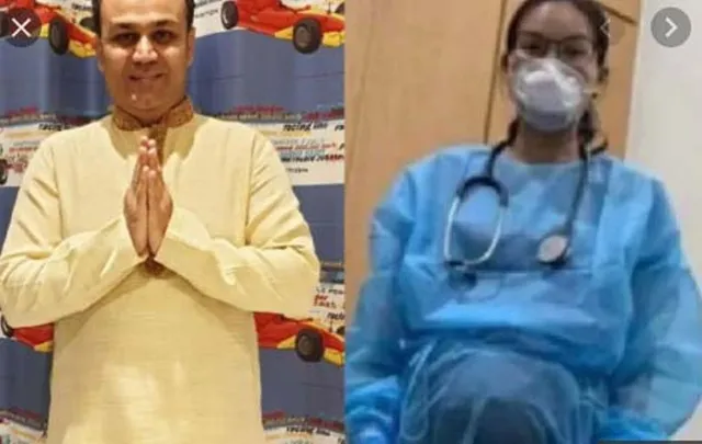 ୭ମାସର ଅନ୍ତସତ୍ତ୍ବା ଡାକ୍ତରାଣୀଙ୍କ କରୋନା ରୋଗୀଙ୍କ ପ୍ରତି ସେବା ଦେଖି ହାତଯୋଡ଼ି ଦେଲେ ସେହୱାଗ, କହିଲେ ଏଭଳି କଥା...