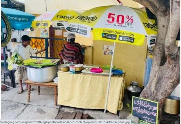 କରୋନା କାଳରେ ଖାଇବା ପାଇଁ ଟଙ୍କା ନଥିବା ଲୋକଙ୍କ ପାଇଁ ମହିଳାଙ୍କ ମାଗଣା ବିରିୟାନି ଠେଲା