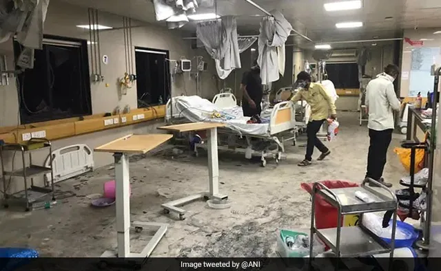 ସୁରତ ହସ୍ପିଟାଲରେ ନିଆଁ: ୪ ଜଣ କରୋନା ଆକ୍ରାନ୍ତ ମୃତ୍ୟୁ