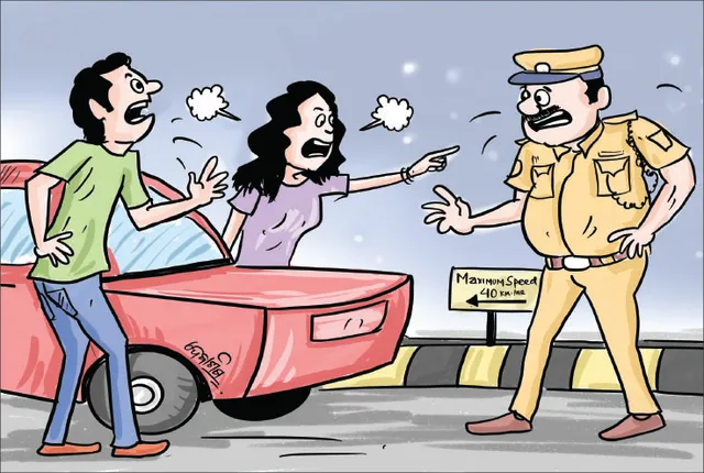 ରାତି ଅଧରେ ମଦ ପିଇ ଏମ୍‌ବିଏ ଛାତ୍ରୀଙ୍କ ଉତ୍ପାତ, ରଙ୍ଗ୍‌ରୁଟ୍‌ରେ କାର୍‌ ଚଳାଇ ଧରାପଡ଼ିଲେ ଖସି ପ​ଳାଇଲେ ପୁରୁଷ ବନ୍ଧୁ