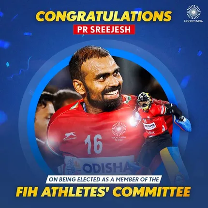 ଏଫ୍‌ଆଇଏଚ୍‌ ଆଥ୍‌ଲେଟ୍‌ ସମିତିକୁ ଶ୍ରୀଜେଶ ପୁଣି ନିର୍ବାଚିତ, ହକି ଇଣ୍ଡିଆର ଅଭିନନ୍ଦନ