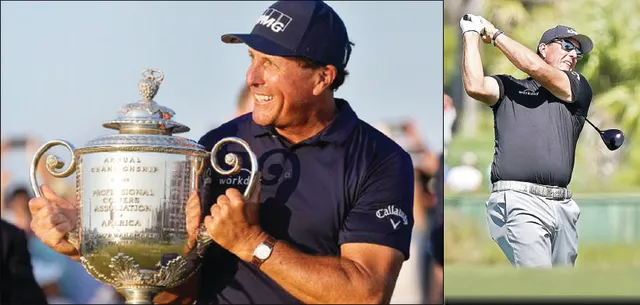 ପିଜିଏ ମେଜର୍‌ ଟ୍ରଫି ଜିତିବାରେ ମିକେଲସନ ସବୁଠୁ ବୟସ୍କ