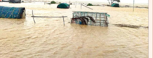 ଧାମରା ସମେତ ୮ ପଞ୍ଚାୟତରେ ପଶିଲା ସମୁଦ୍ର ପାଣି