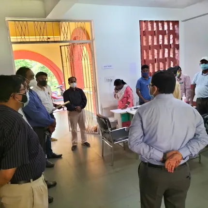 ମୟୁରଭଞ୍ଜ ଜିଲ୍ଲାପାଳଙ୍କ କୋଭିଡ୍ ହସ୍ପିଟାଲ ପରିଦର୍ଶନ, ସାମଗ୍ରୀକ ବ୍ୟବସ୍ଥାର ସମୀକ୍ଷା କଲେ