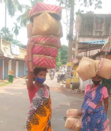 ବାଉଁଶ କାରିଗରଙ୍କୁ କରୋନା ମାଡ଼; ବେଉସା ଉପରେ ସଙ୍କଟ