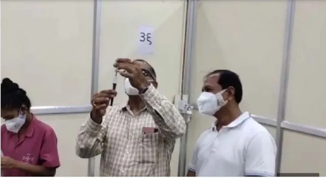 କୋଭିଡ ୱାର୍ଡରେ ଡାକ୍ତର ହେଲେ ଷଷ୍ଠ ଶ୍ରେଣୀ ପାସ କରିଥିବା ବିଜେପି ବିଧାୟକ, ଦେବାକୁ ଲାଗିଲେ ଇନଜେକସନ