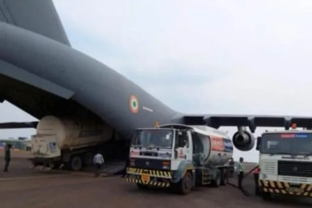 କୋଭିଡ୍‌ ମୁକାବିଲାରେ ଭୁବନେଶ୍ବର ବିମାନବନ୍ଦର: ୧୫୬ ଖାଲି ଅକ୍ସିଜେନ୍‌ ଟ୍ୟାଙ୍କର ଅବତରଣ