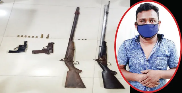 ଲକ୍‌ଡାଉନ୍‌ରେ ରାଜଧାନୀରେ ବନ୍ଧୁକ ଡିଲ୍: ଆଚାର୍ଯ୍ୟବିହାରରୁ ଜଣେ ଗିରଫ, ସହଯୋଗୀ ଫେରାର