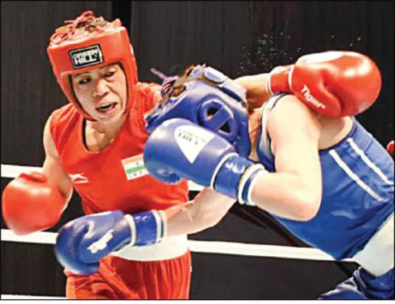 ଏସୀୟ ମୁଷ୍ଟିଯୁଦ୍ଧ, ମେରିକମ ରୌପ୍ୟରେ ସନ୍ତୁଷ୍ଟ