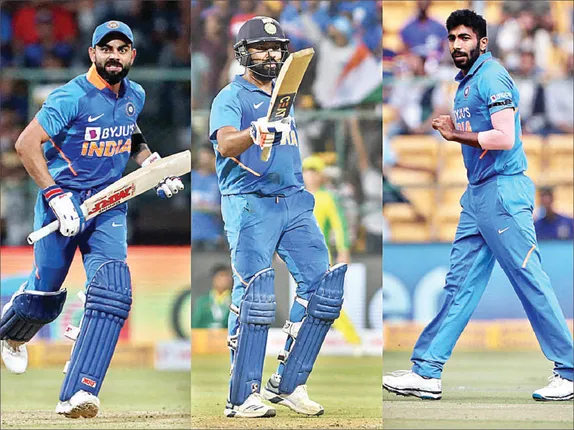 ଆଇସିସି ଦିନିକିଆ ମାନ୍ୟତା: କୋହଲି, ରୋହିତ ସ୍ଥିର; ବୁମ୍‌ରା ପଞ୍ଚମ