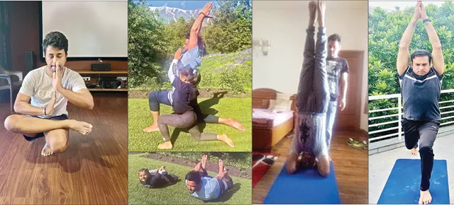 କ୍ରିକେଟର୍‌ ପାଳିଲେ ଯୋଗ ଦିବସ