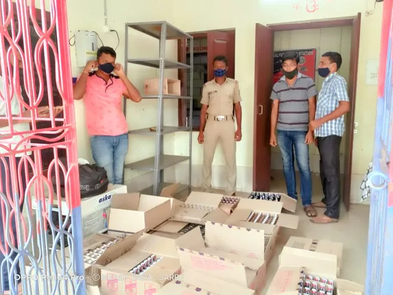 ୧୪ ପେଟି ଚୋରା ମଦ ଜବତ