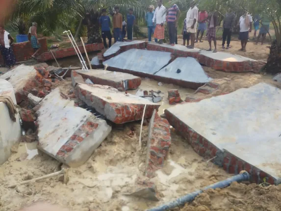 ପାଣି ଟାଙ୍କି ଭୁଶୁଡ଼ି ଯୁବ ଇଂଜିନିୟରଙ୍କ ମୃତ୍ୟୁ, ସାନ ଭାଇ ଗୁରୁତର