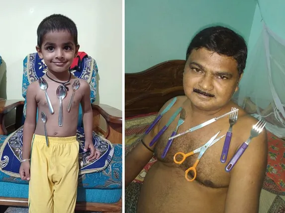 ଟିକା ନନେଇ ମଧ୍ୟ ଶରୀରରେ ଚୁମ୍ବକୀୟ ଶକ୍ତି ସୃଷ୍ଟି ହୋଇଛି ବୋଲି ଦାବି କଲେ ବାଳକ!