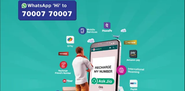 କେବଳ ହ୍ଵାଟ୍ସଆପରେ 'ହାଏ' କୁହନ୍ତୁ, ରିଚାର୍ଜ ହୋଇଯିବ ଆପଣଙ୍କ ଜିଓ ନମ୍ବର