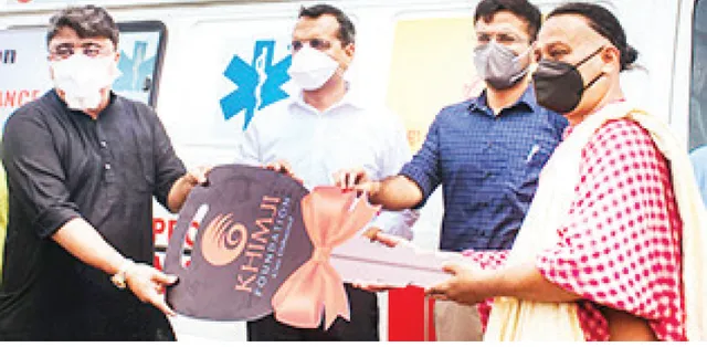 ଶ୍ରୀମନ୍ଦିର ପ୍ରଶାସନକୁ ଖିମ୍‌ଜୀ ଫାଉଣ୍ଡେସନ ଦେଲା ଆମ୍ବୁଲାନ୍ସ