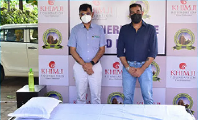 କୋଭିଡ୍‌ ସେଣ୍ଟର୍‌ ପାଇଁ ଖିମ୍‌ଜୀ ଫାଉଣ୍ଡେସନ ଦେଲା ୬୦ ଶଯ୍ୟା