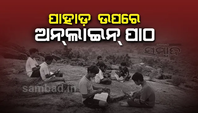 ଛାତ୍ରଛାତ୍ରୀଙ୍କ ଅନ୍‌ଲାଇନ୍‌ ପାଠପଢ଼ାର ମାଧ୍ୟମ ଏବେ ବଡ଼ଗଛ ଓ ପାହାଡ଼