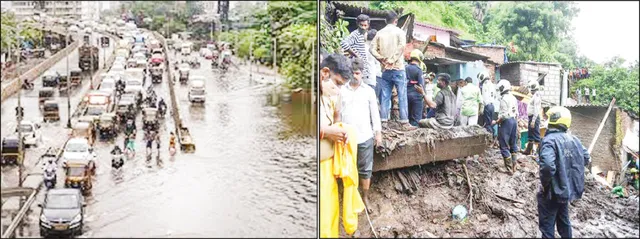 ମୁମ୍ବାଇରେ ବର୍ଷା ବିତ୍ପାତ: ଭୂସ୍ଖଳନ ପରେ ଘର ଭାଙ୍ଗି ୩୨ ମୃତ