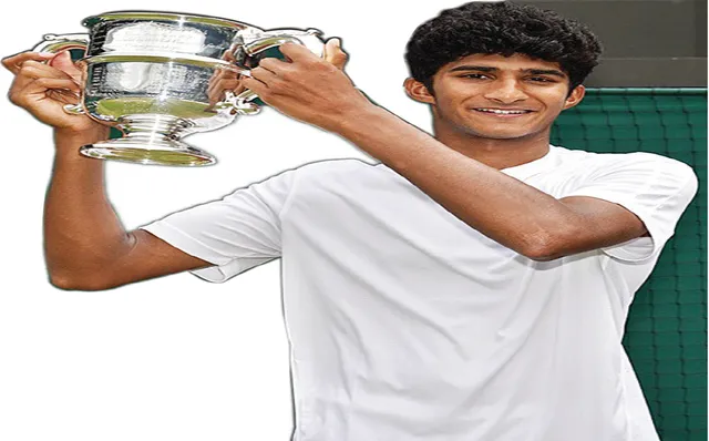ଭାରତୀୟ ବଂଶୋଭବ ସମୀରଙ୍କୁ ବାଳକ ଏକକ ଟ୍ରଫି