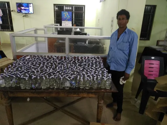 ୮୦ ଲିଟର ଆସ୍କା-୪୦ ଜବତ, ୧ ଗିରଫ