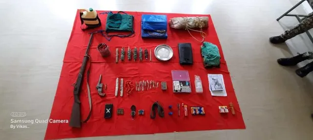 ମାଲକାନଗିରି ସୀମାନ୍ତରେ ଗୁଳିବିନିମୟ; ଜଣେ ନକ୍ସଲ ନିହତ, ବନ୍ଧୁକ ସହ ମାଓ ସାମଗ୍ରୀ ଜବତ