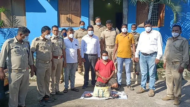 ୨୫ କେଜି ସମ୍ବର ମାଂସ ଜବତ, ଜଣେ ଗିରଫ