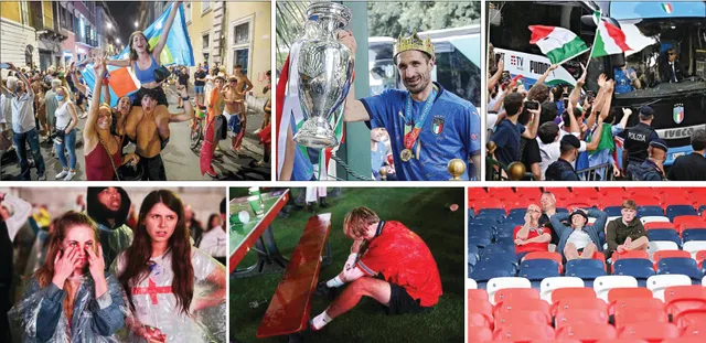 ୟୁରୋ ଝଲକ୍‌: ଇଟାଲି ଉତ୍ସବମୁଖର, ଇଂଲଣ୍ଡରେ ଦୁଃଖର ଛାୟା