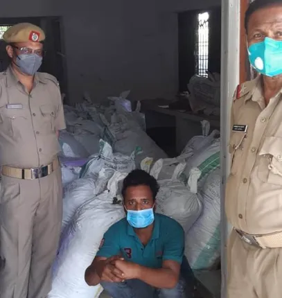 ପଂଜାବ ଯାଉଥିଲା ଟ୍ରକ; ୧୦୦୧ କିଲୋ ଗଂଜେଇ ଓ ୯୩ ପ୍ୟାକେଟ୍ ଅଦା ଜବତ