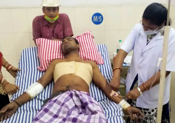 ଓପିଜିସିରେ ଦୁର୍ଘଟଣା, ଶ୍ରମିକ ଗୁରୁତର