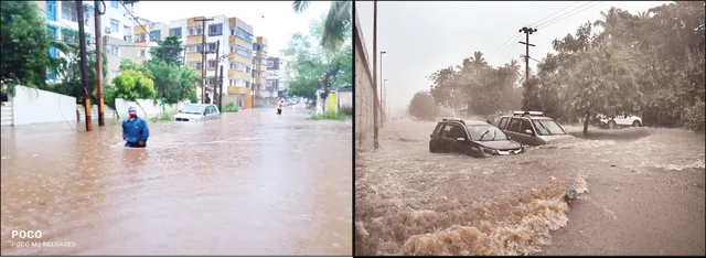 ଅଢ଼େଇ ଘଣ୍ଟା ବର୍ଷାରେ ରାଜଧାନୀ ଜଳାର୍ଣ୍ଣବ: ଘରେ ପଶିଲା ପାଣି, ରାସ୍ତାରେ ଭାସିଲା କାର୍‌