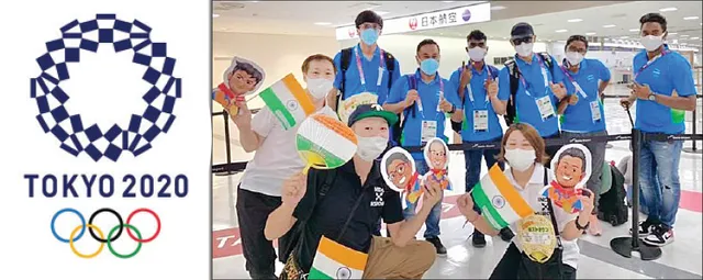 ଟୋକିଓ ଅଲିମ୍ପିକ୍ସ ଆଉ ୪ ଦିନ: ଟୋକିଓରେ ପହଞ୍ଚିଲେ ପ୍ରଥମ ଦଫା ଭାରତୀୟ, ଭାରତୀୟ ନୌଚାଳକଙ୍କ ଅଭ୍ୟାସ ଆରମ୍ଭ