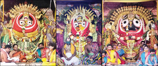 ସାଆନ୍ତଙ୍କ ସୁନାବେଶ: ୨ କୁଇଣ୍ଟାଲ ୮ କେଜି ସୁନାରେ ସଜ ହୁଅନ୍ତି ମହାପ୍ରଭୁ