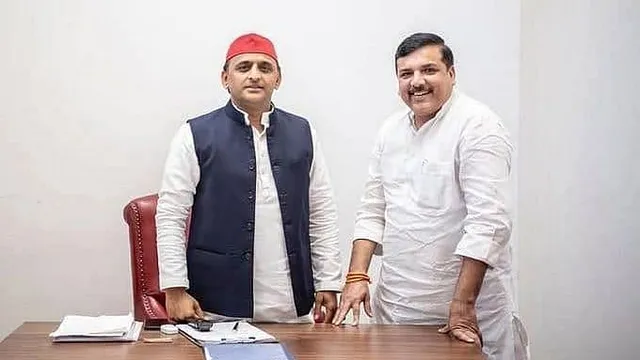 ଅଖିଳେଶଙ୍କୁ ଭେଟିଲେ ଆପ ନେତା ସଞ୍ଜୟ ସିଂହ, ଉତ୍ତରପ୍ରଦେଶ ରାଜନୀତିରେ ଜୋର ଧରିଲା ଚର୍ଚ୍ଚା