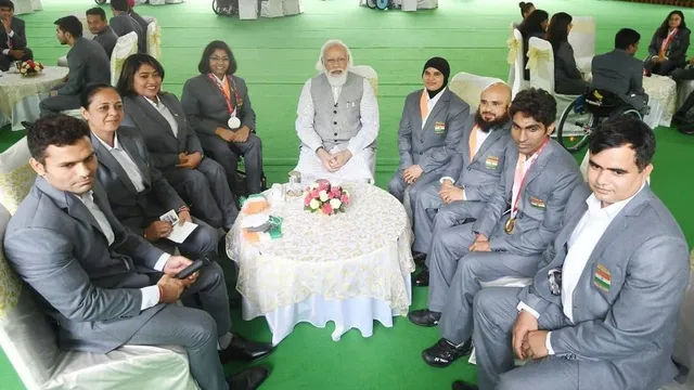 ମୋଦୀଙ୍କୁ ପା‌ରାଲିମ୍ପିଆନ୍‌ଙ୍କ ସ୍ବତନ୍ତ୍ର ଉପହାର