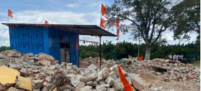 କର୍ଣ୍ଣାଟକ ମନ୍ଦିର ଭଙ୍ଗାକୁ ନେଇ ରାଜନୈତିକ ଝଡ଼